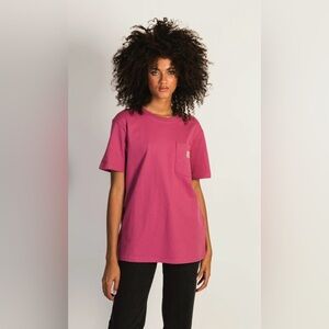 WOMEN'S LOOSE FIT HEAVYWEIGHT SHORT-SLEEVE POCKET T-SHIRT